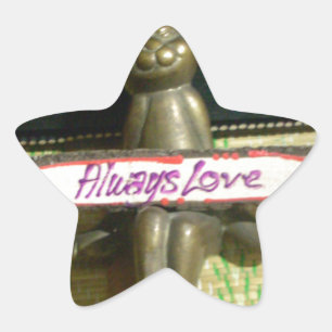 Sticker Étoile Toujours Aimer Inspirational Rabbit Art Design d'i