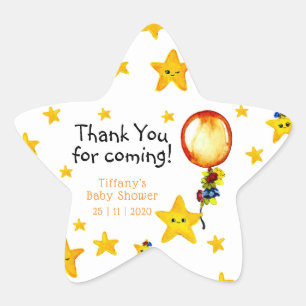 Sticker Étoile Twinkle Little Star Baby shower neutre de genre