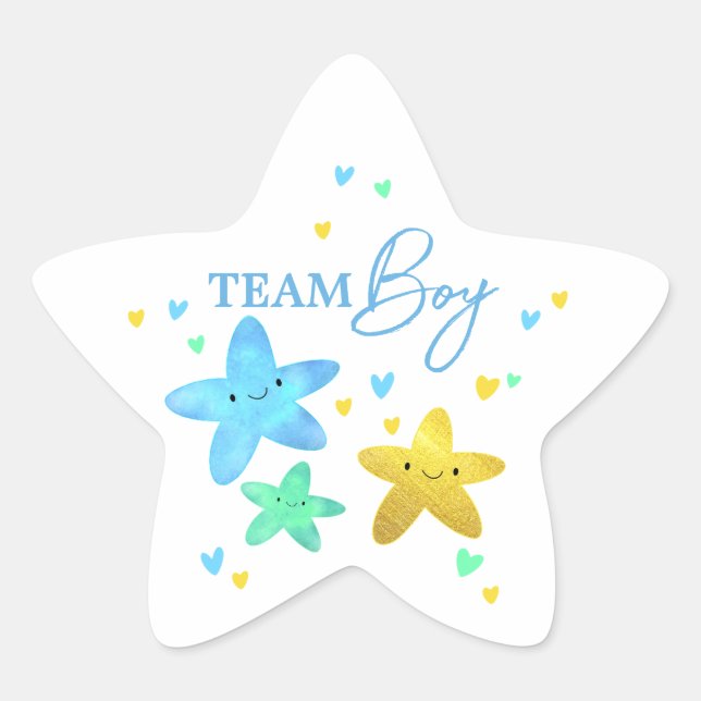 Sticker Étoile Twinkle Little Star Genre Revela Team Boy (Devant)