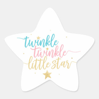Sticker Étoile Twinkle Twinkle Little Star Genre Révéler Douche