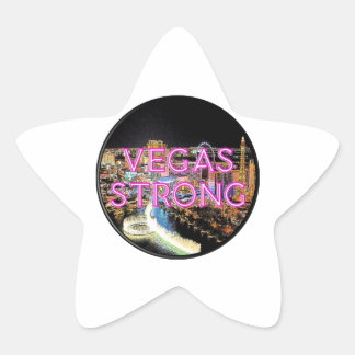 Sticker Étoile Vegas fort rose