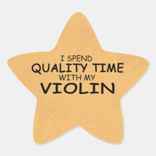 Sticker étoile Violon Temps Qualité