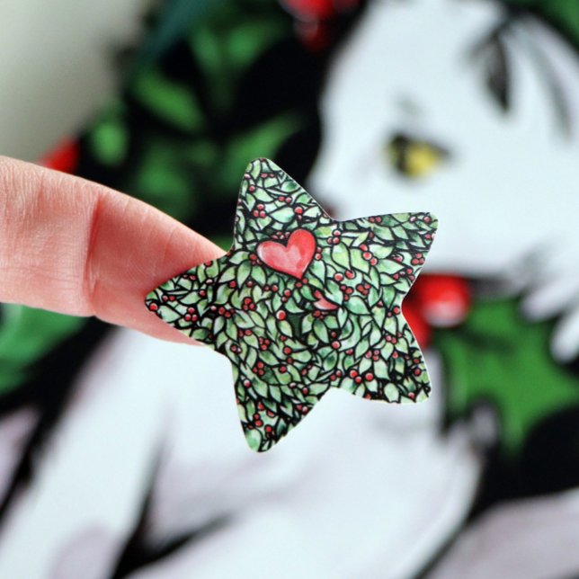 Sticker Étoile Yule Wreath (Créateur téléchargé)