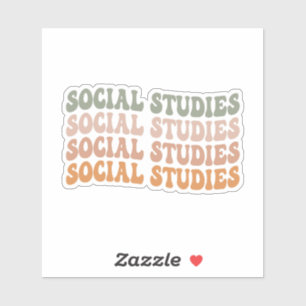 Sticker Études sociales