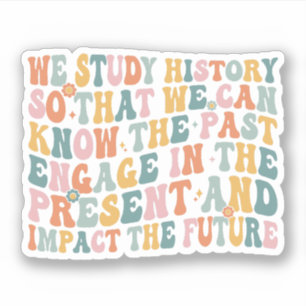 Sticker Études sociales Histoire Professeur Appréciation C