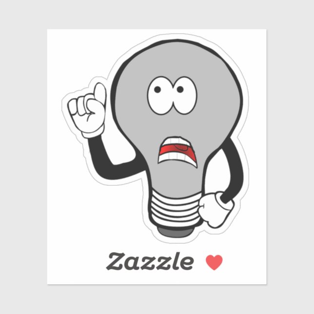 Sticker étudiant "Procrastinant actuellement" drôl (Feuille)