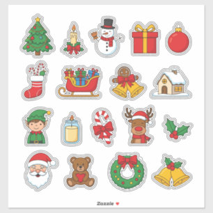Sticker Étui de téléphone à bombes d'autocollants de Noël