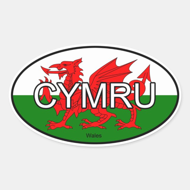Sticker Euro CYMRU de Galles (Devant)