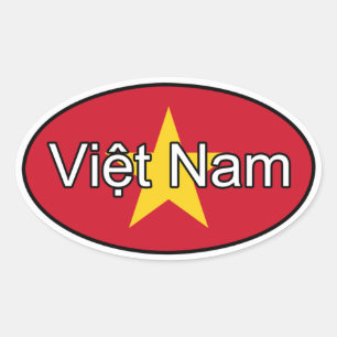 Sticker Euro Drapeau Vietnam