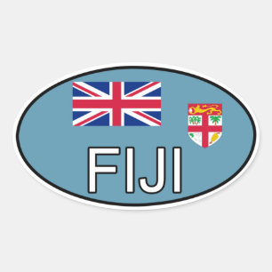 Sticker Euro Fidji