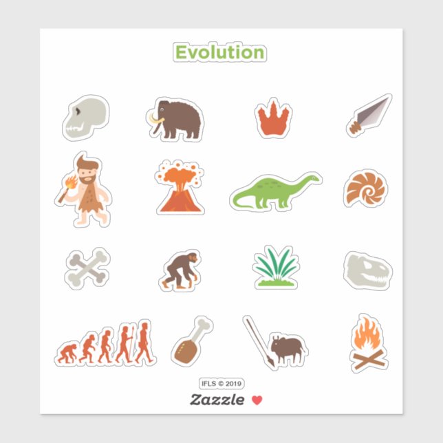 Sticker Evolution (Feuille)