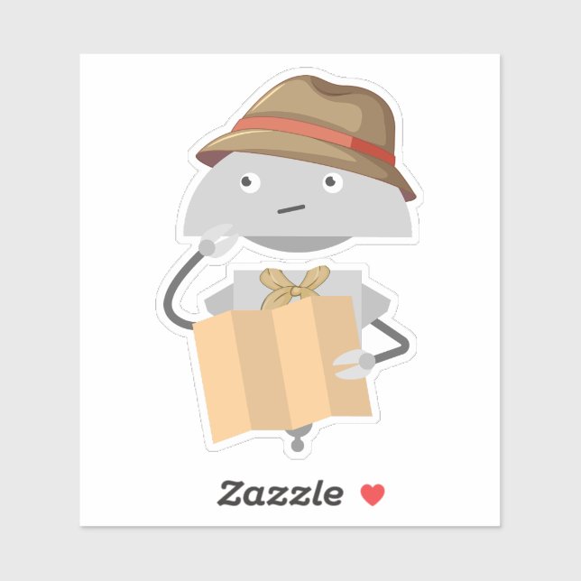 Sticker explorateur Mia (Feuille)