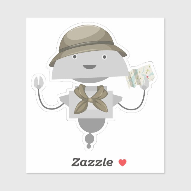 Sticker Explorateur Mia 3 (Feuille)