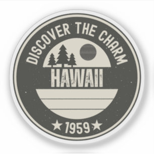 Sticker Explorer Hawaï - Conceptions pour chaque amoureux