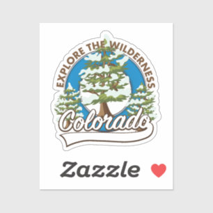Sticker Explorer la nature sauvage, Colorado
