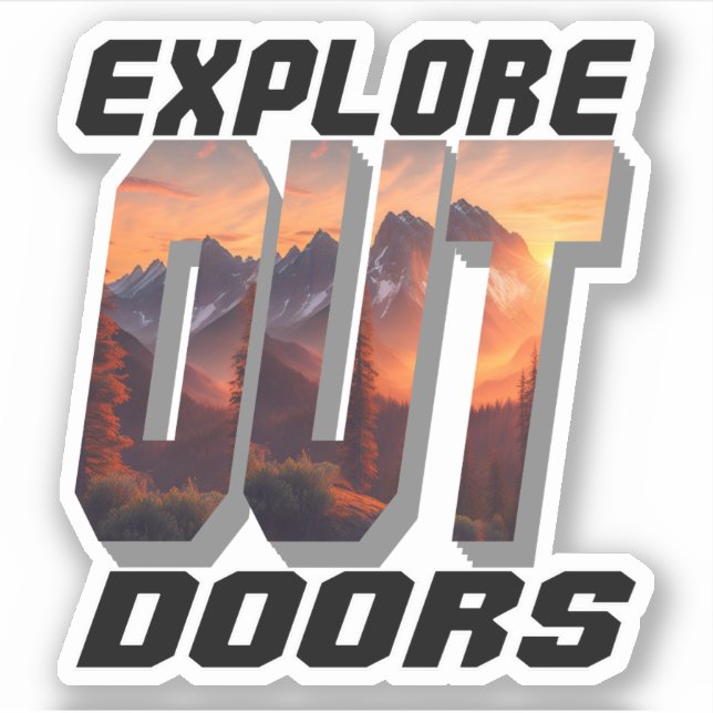 STICKER EXPLORER LES PORTES EXTÉRIEURES (Devant)