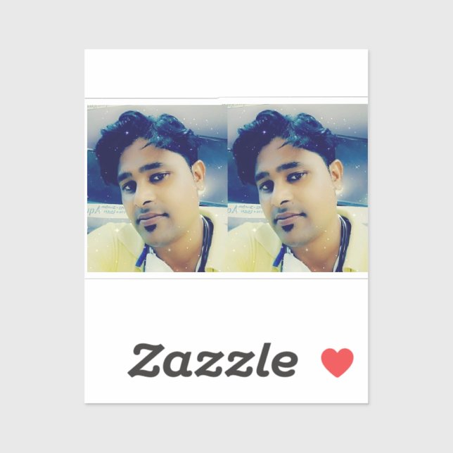 Sticker "Expression chic : dévoilez votre style à la mode (Feuille)