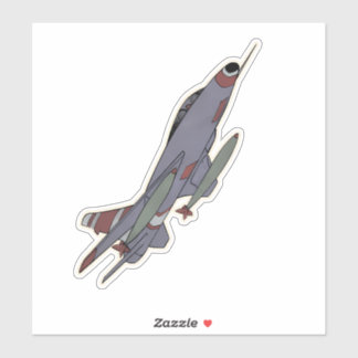 Sticker F-100 Super Saber, avion de chasse