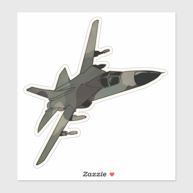 Sticker F-111 Aardvark, Bombardier de grève (Feuille)