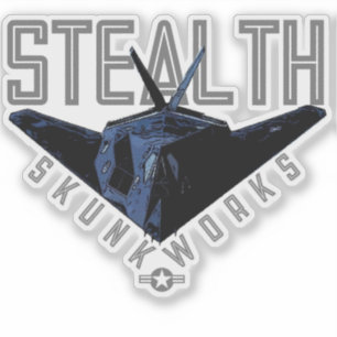 STICKER F-117 BOMBE DE STEALTH
