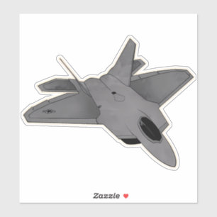 Sticker F-22 Raptor, avion de chasse