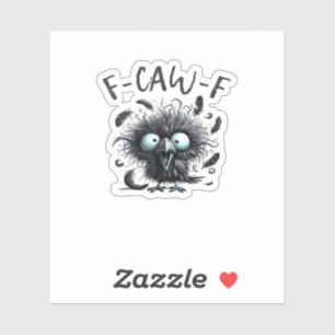 Sticker F Caw F Style Rétro Classique
