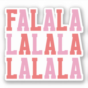 Sticker FA LA LA Noël