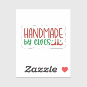 Sticker Fabriqué à la main par Elves Christmas