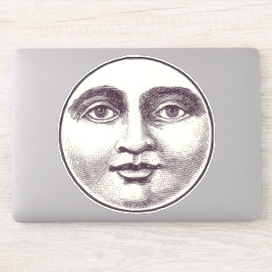 Sticker Face de lune