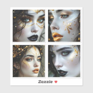 Sticker Face In Time