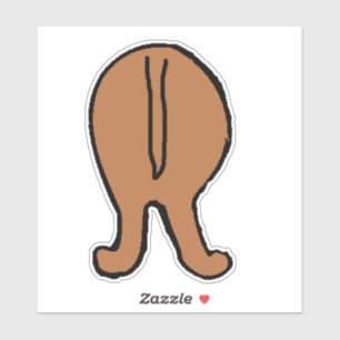 Sticker Facilement distrait par les VIZSLAS découpé
