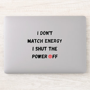 Sticker Faible batterie sociale