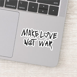 Sticker Faire de l'amour pas la guerre