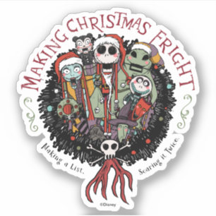 Sticker Faire de Noël des pétards effrayants