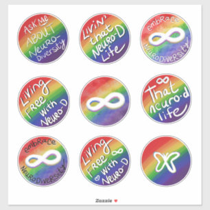 Sticker Faire place à la neurodiversité
