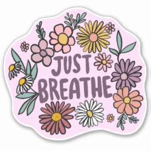 Sticker FAIRE VITE BRISER Floral mignon Purple Daisy Main 