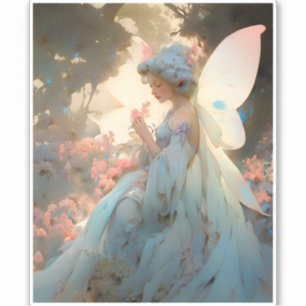 Sticker Fairy Girl'Imaginaire Art