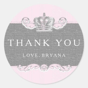 Sticker Fairytale Vintage Rose Princess Party