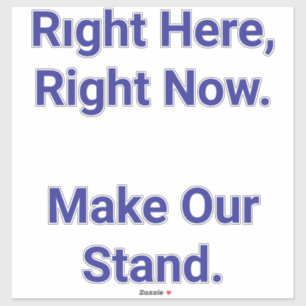 Sticker Faisons notre position Hankamer Artjunkhaus Paix L