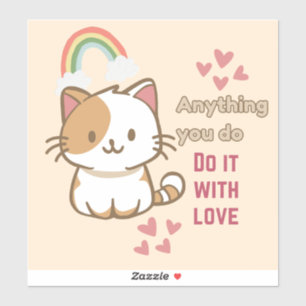 Sticker Faites-Le Avec Amour