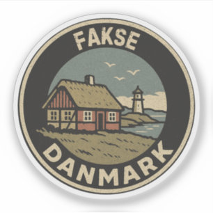 Sticker Fakse, Danemark Danmark