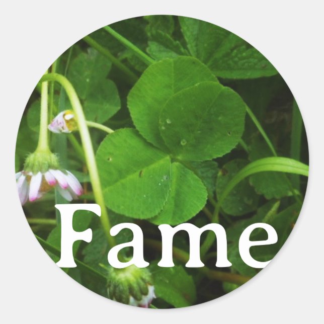 Sticker 'Fame' (Devant)