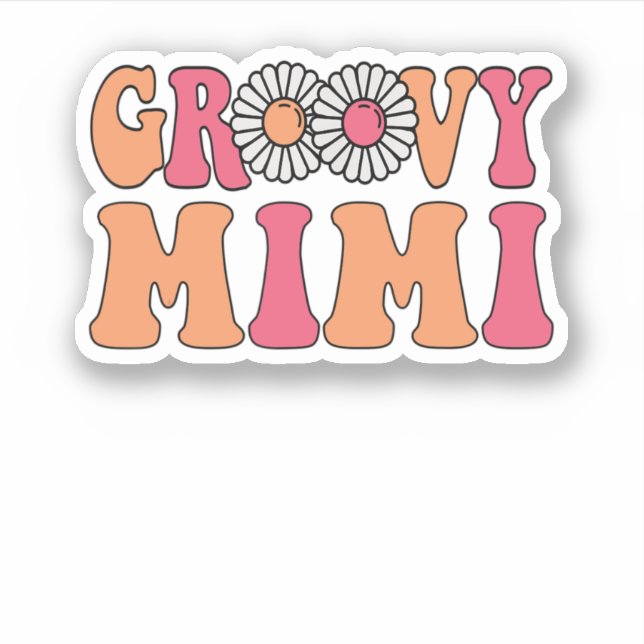 Sticker Famille Mimi Matching Super Retro (Devant)