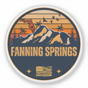 Sticker Fanning Springs, Floride 