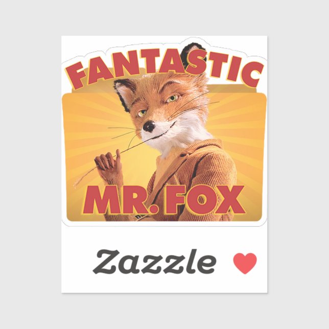 Sticker Fantastic Mr Fox (Feuille)