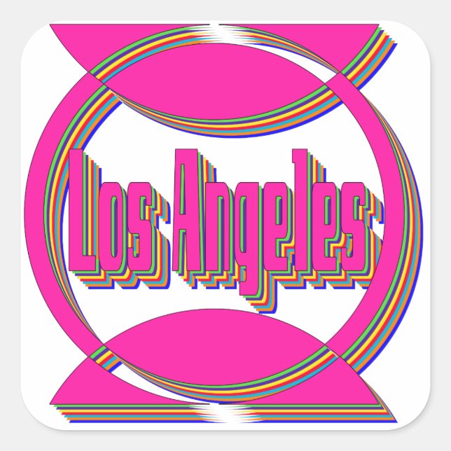 Sticker fantastique Los Angeles 3 (Devant)