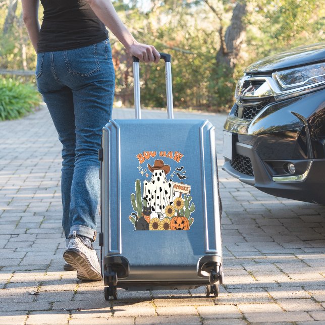 Sticker Fantôme de vaches Occidental-Amusant Halloween (Valise Insitu)