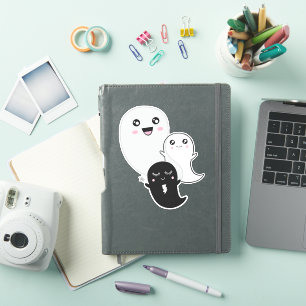 Sticker fantômes mignons halloween kawaii