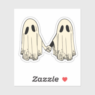 Sticker Fantômes tenant les mains