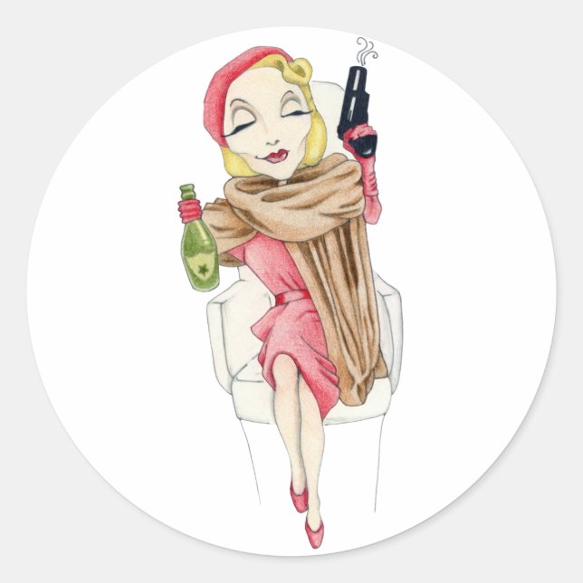 Sticker Fatale Femme (Devant)